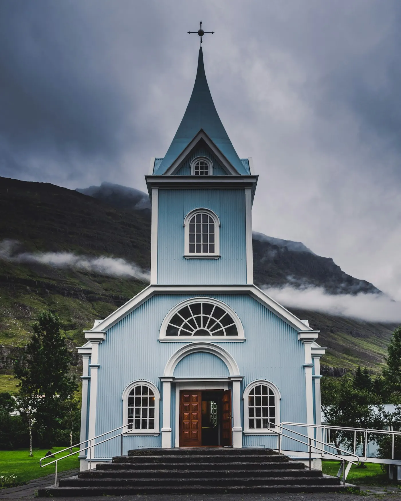 The church from the street